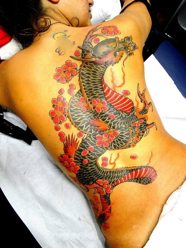81 Tatuagens de dragões chinês: Galeria de imagens