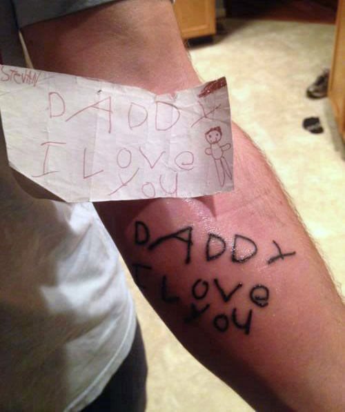 tatuagem pai filho filha 147