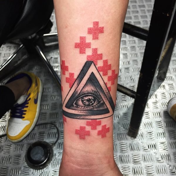 tatuagem triangulo 75
