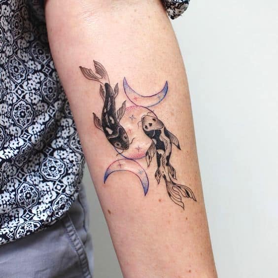 tatuagem signo peixe 17