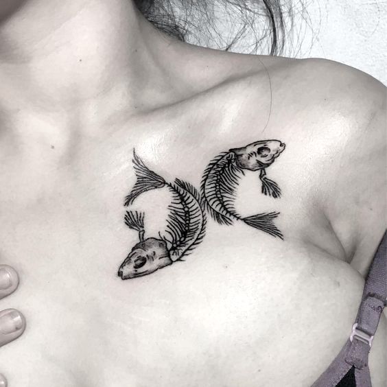 tatuagem signo peixe 32