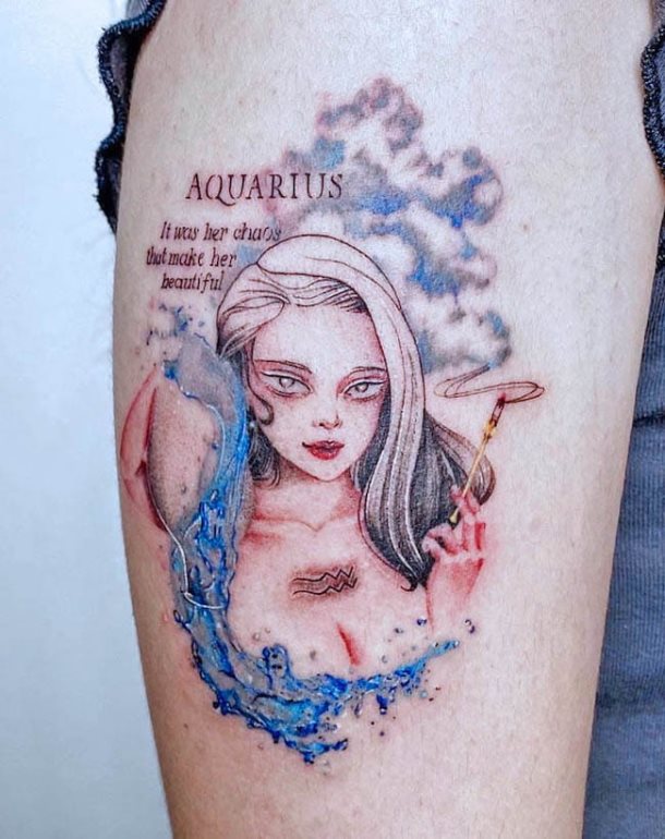 tatuagem aquario 17