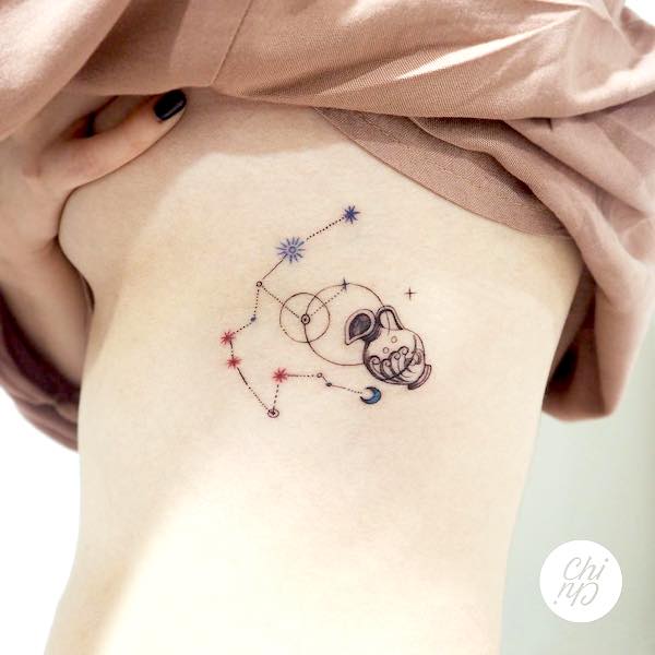 Tatuagens do signo Aquário: 90 ideias atuais