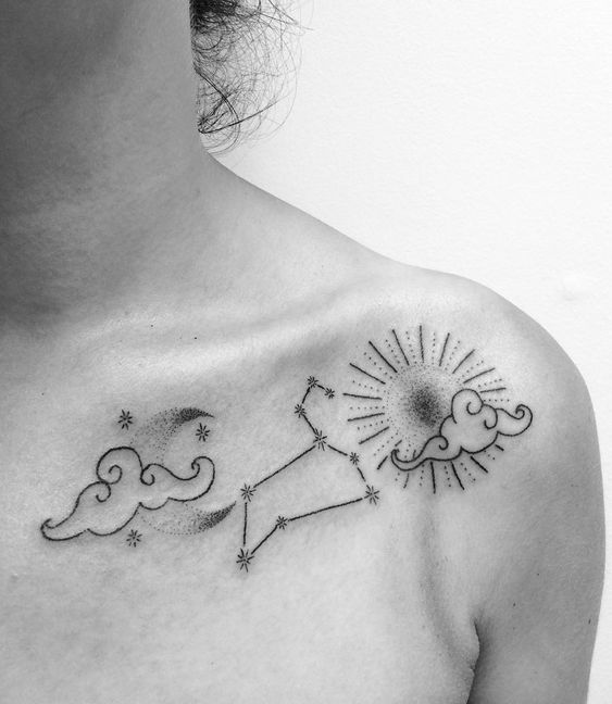 tatuagem signo zodiaco leao 11