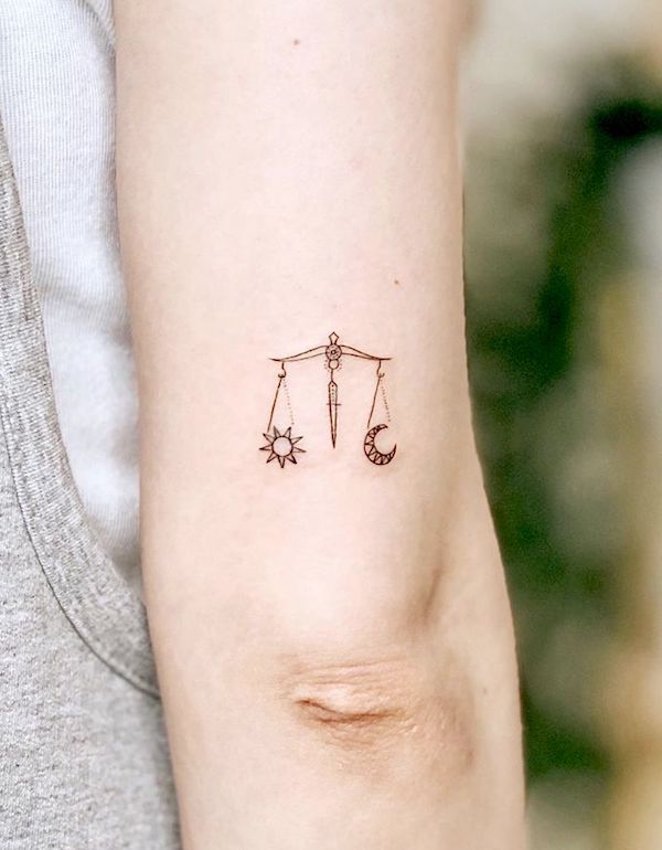 Tatuagens do signo Libra: 95 ideias atuais