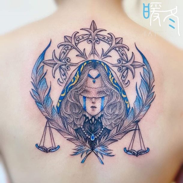 tatuagem signo zodiaco libra 41